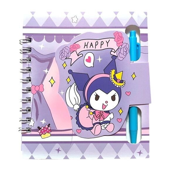 Purple Kuromi Notebook with Pen Set - Picture 1 of 4